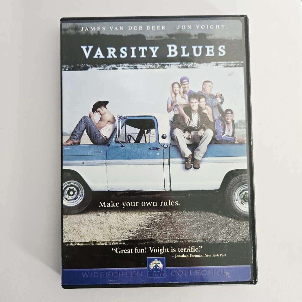 Varsity Blues DVD 1999 Widescreen Movie James Van Der Beek & Jon Voight VG Used
